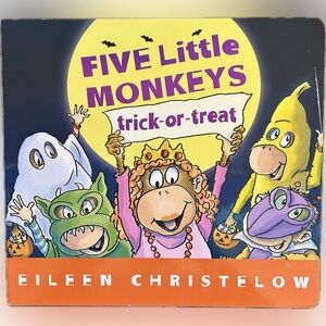 BUNDLE & SAVE 🎃 Large Lap Book Five Little Monkeys Trick-or-Treat Book
